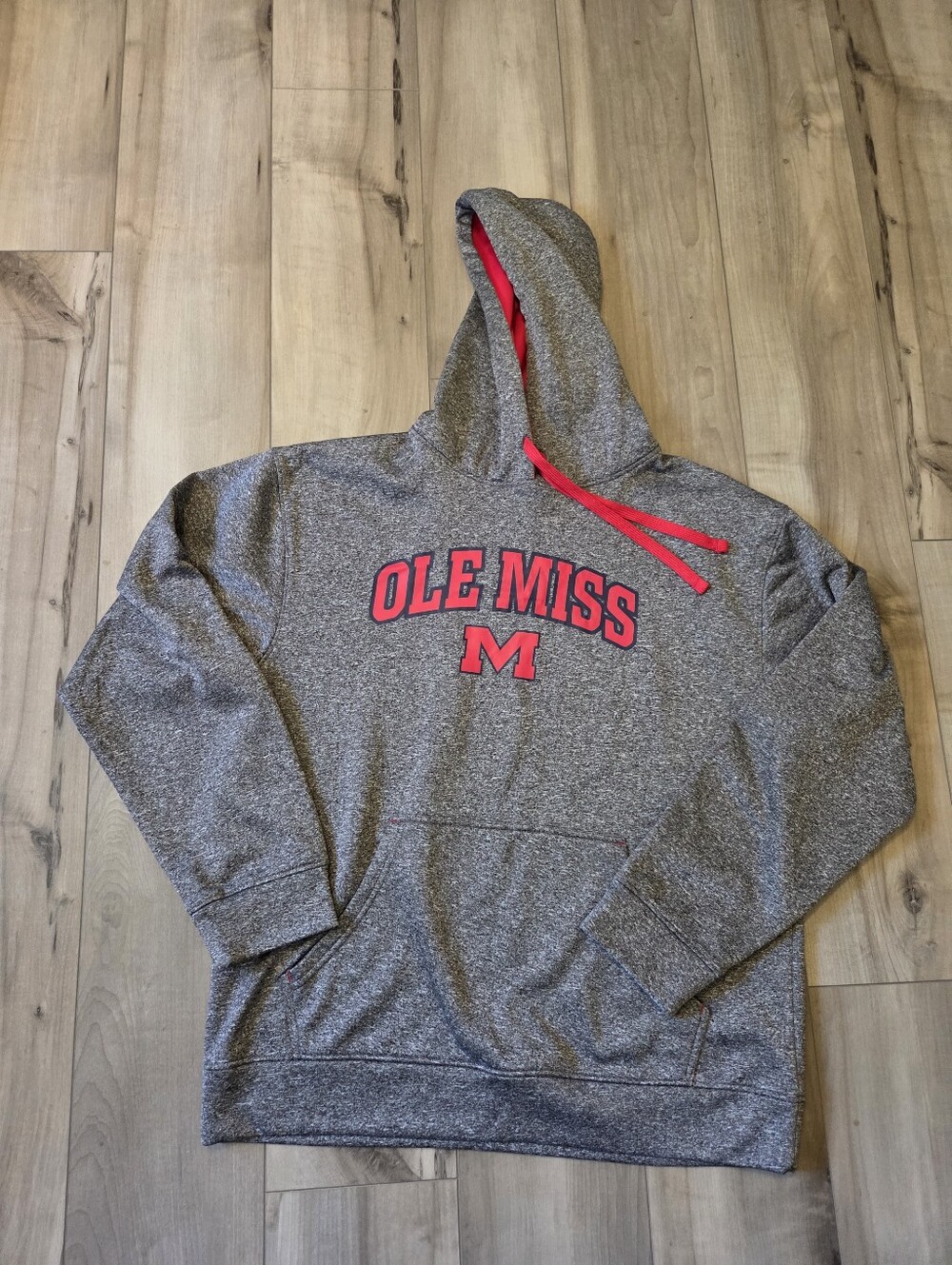 Ole Miss Gray Hoodie Sweatshirt
